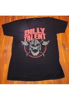 Billy Talent Viking Skull Promo Tshirt Large No Tags Nice Pre-owned Condition